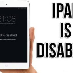 ipad is disabled