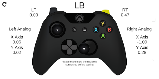 Game controller test